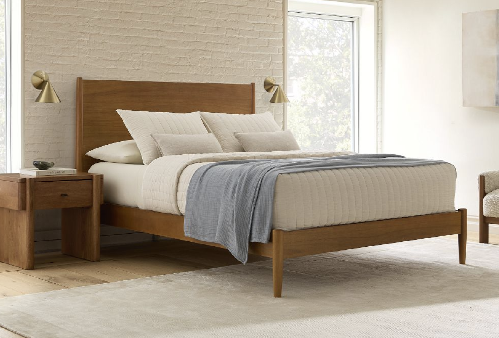 The West Elm Mid Century Bed Frame