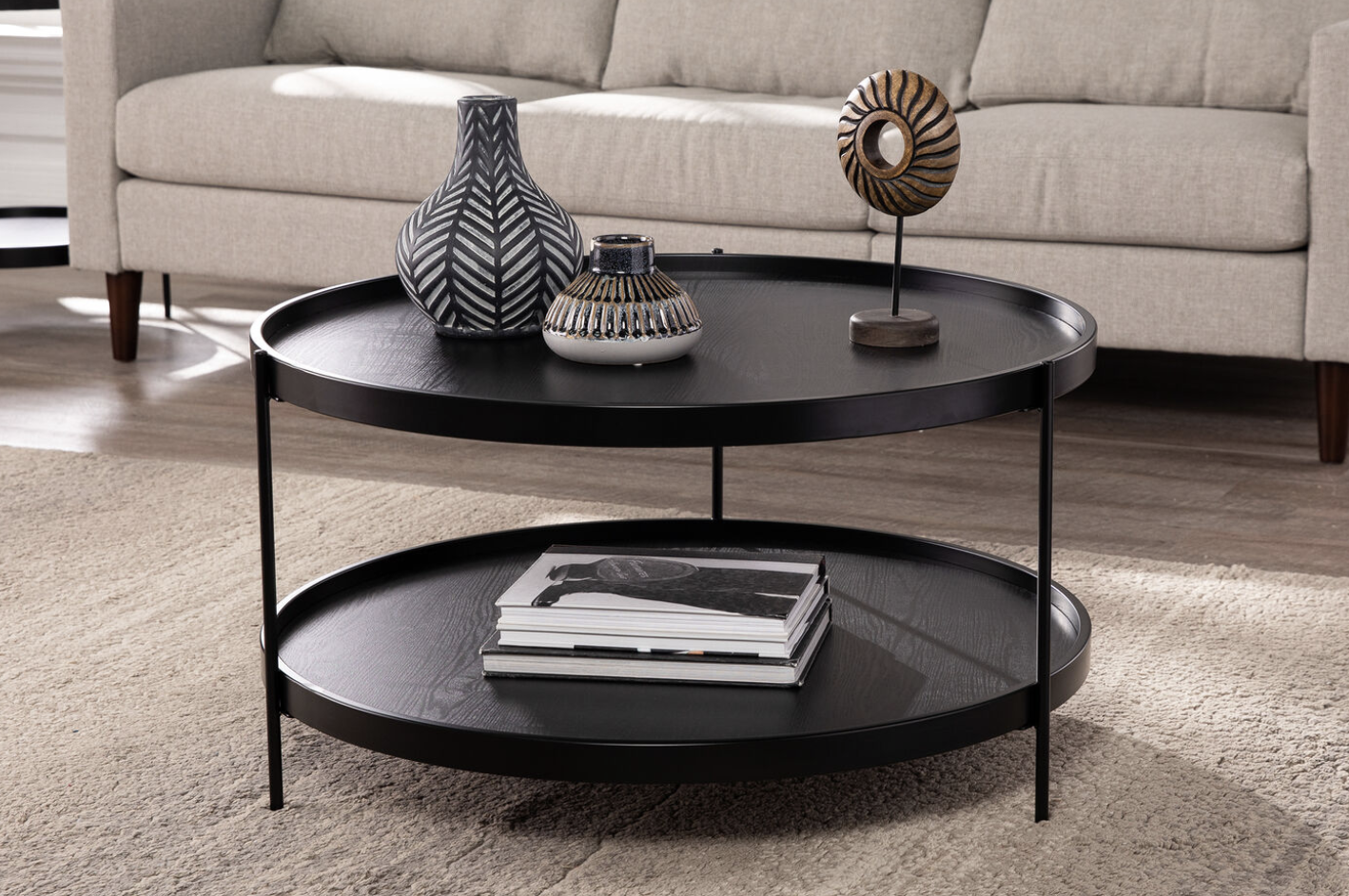Real World Black Coffee Table