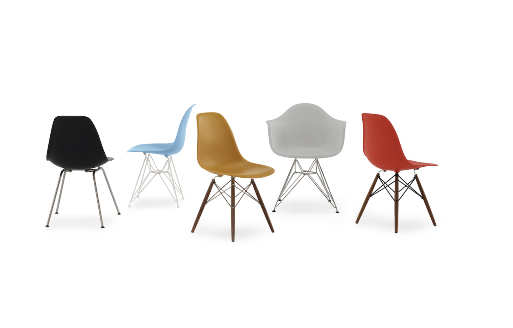 The Eames Molded Plastic Side Chair