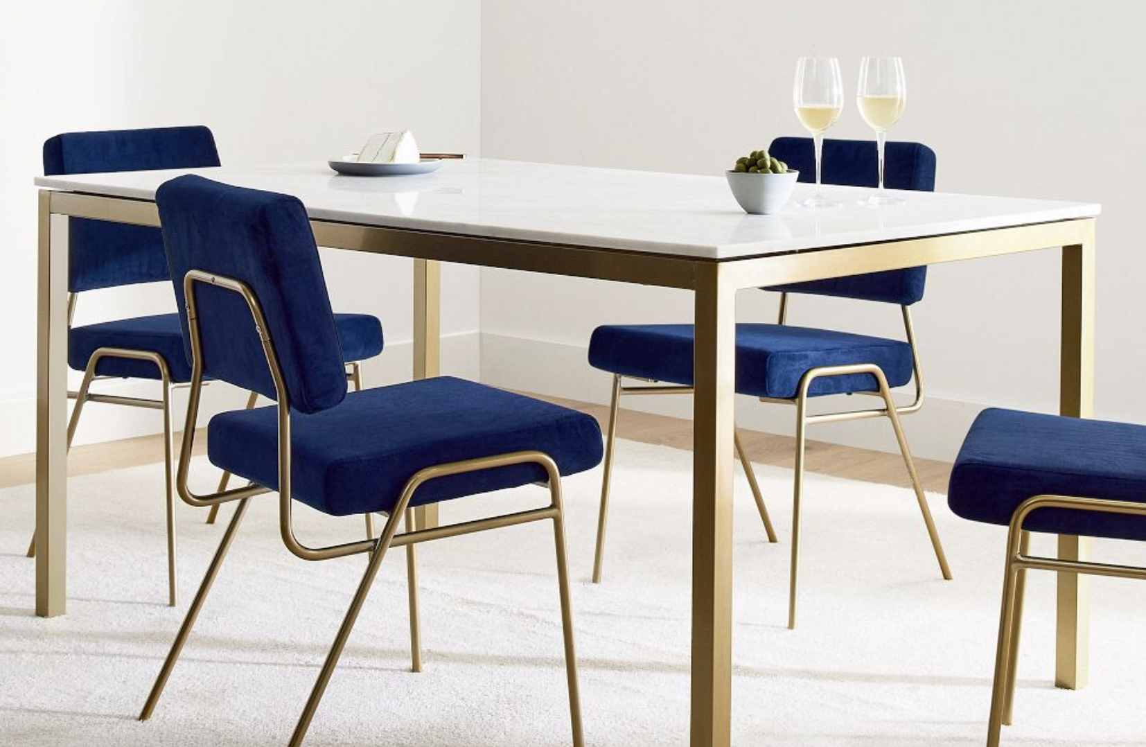 West Elm Marble Dining Table